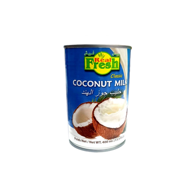 Real Fresh Coconut Milk Classic 400ml Al Rhea General trading LLC